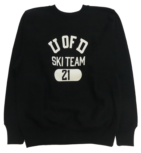 WAREHOUSE Lot 483 リバースタイプ　 クルーネック　ブラック WAREHOUSE ウェアハウス リバーススタイル クルーネック スウェット