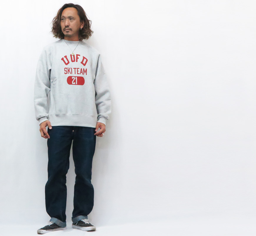 ウェアハウス WAREHOUSE リバーススタイル クルーネック スウェット