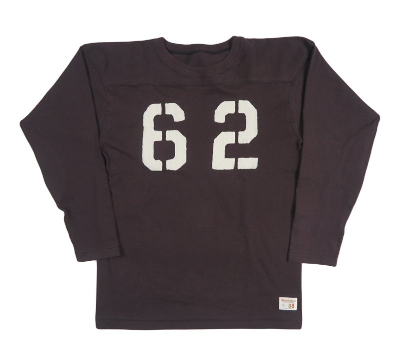 WAREHOUSE & CO. S&S Tシャツ ブラック M WAREHOUSE（ウエアハウス） ウェアハウス 長袖 Tシャツ フットボールT