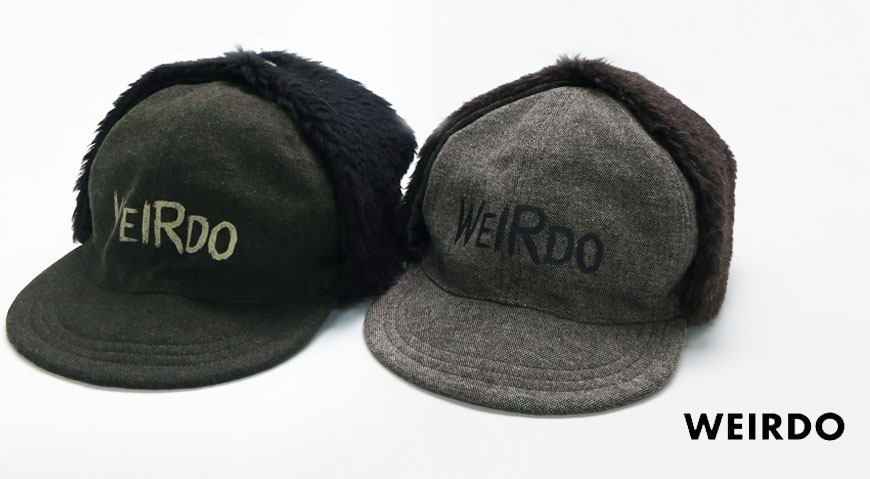 WEIRDO ウィアード ネップツイル ワッペン ベースボールキャップ GLAD HAND グラッドハンド 