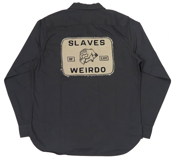 WEIRDO（ウィアード） 長袖 ワーク シャツ SLAVES グラッドハンド WRD