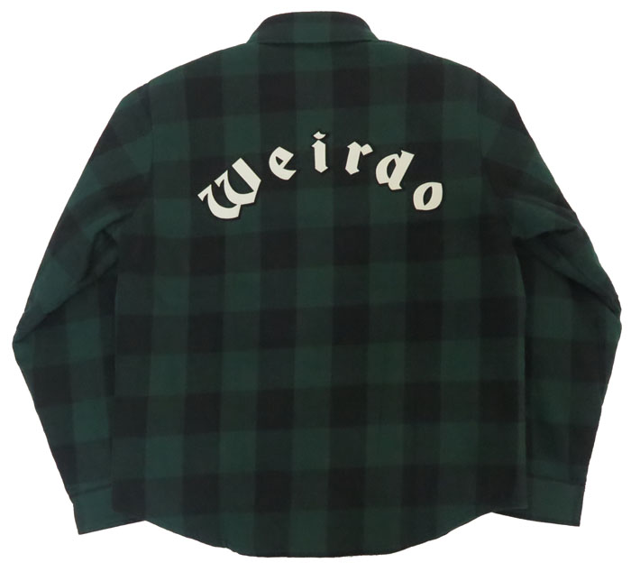 WEIRDO（ウィアード） キルティング チェック シャツ ジャケット