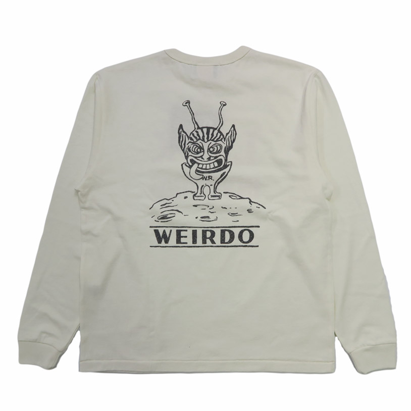 WEIRDO（ウィアード） グラッドハンド 長袖 クルーネック Tシャツ LOOK