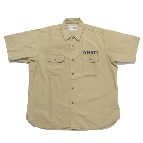 WEIRDO（ウィアード） 半袖 ワークシャツ WHAT-ME WEIRDO? - S/S WORK