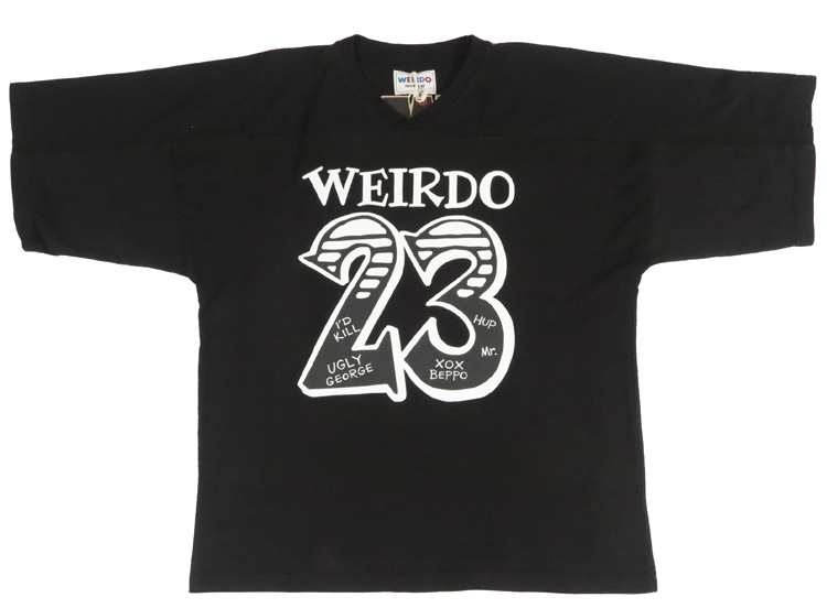WEIRDO（ウィアード） 半袖 コットンメッシュ ジャージ フットボール T