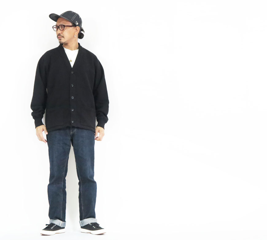 WHITESVILLE WHITES VILLE ホワイツビル 無地 スウェット ボタン