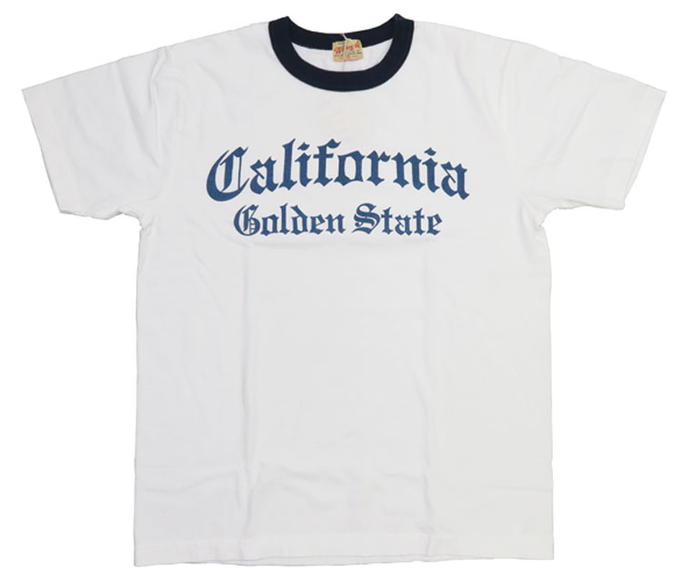 WHITES VILLE ホワイツビル 半袖 リンガー Tシャツ プリント「California G...