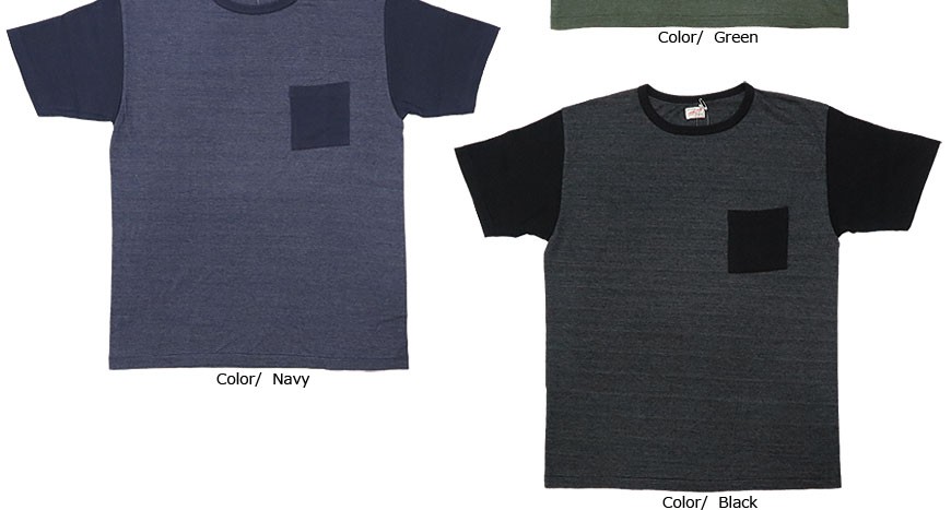 DUBBLEWORKS（ダブルワークス） Tシャツ 半袖 クルーネック ヘザー