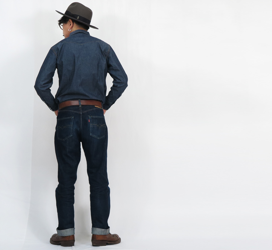 DUBBLEWORKS ダブルワークス DUBBLE WORKS 長袖 シャンブレー