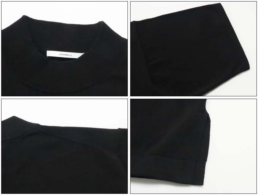 Johnbull（ジョンブル） レディース 無地 ドライコットン モックネック