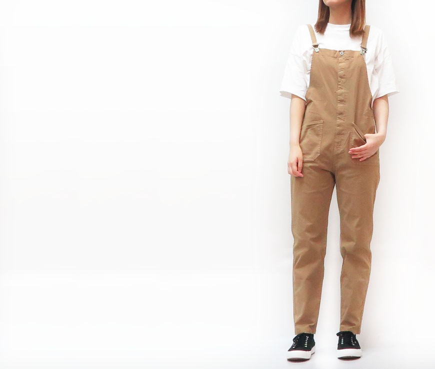 Johnbull（ジョンブル） レディース プレーン サロペット