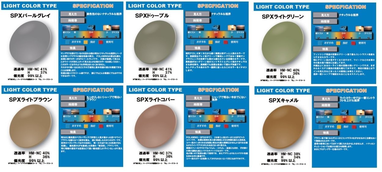 コンベックス　N2インジェクション　偏光レンズ　シューターグリーン 新しいコンベックス シューターグリーン とタレックス イーズ