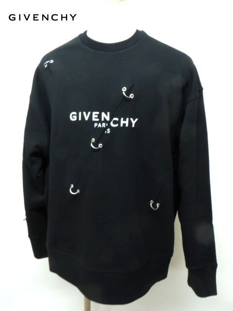 GIVENCHY ジバンシイ メンズ コットンロゴ スエットトレーナー 