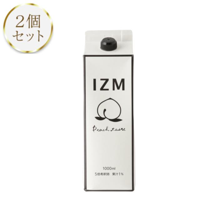 IZM 酵素ドリンク ピーチテイスト 1000ml peach taste イズム 酵素