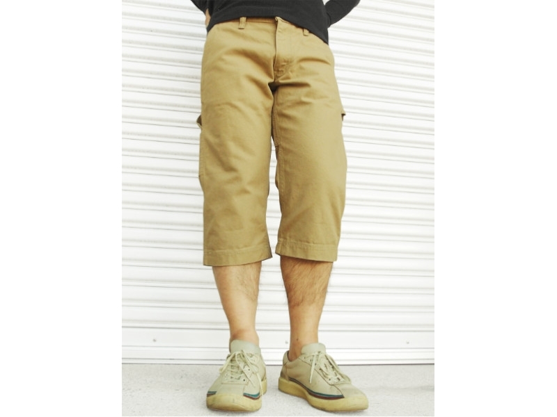 桃太郎ジーンズ（MOMOTARO JEANS） 'GTB'ダックペインタークロップド