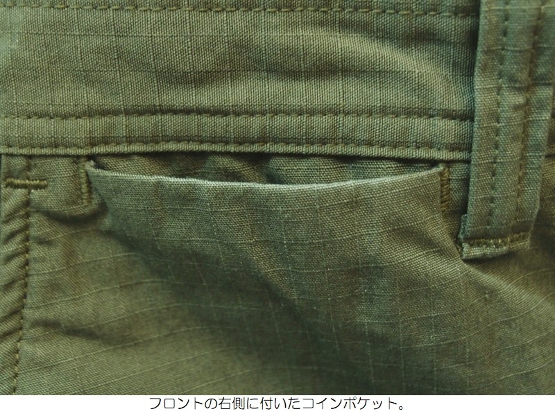 桃太郎ジーンズ 'GTB'リップストップショートパンツ MOMOTARO JEANS