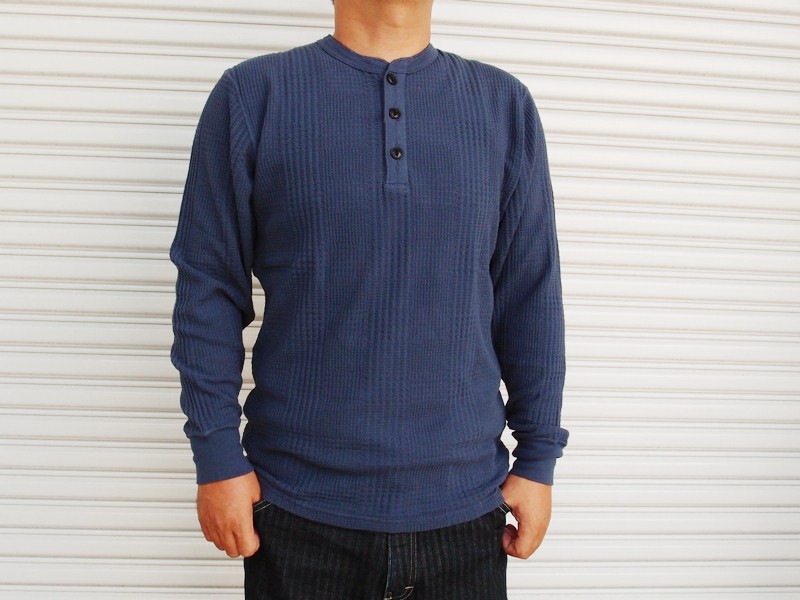 Pherrow's（フェローズ） ジャガードヘンリーネックロンT Pherrow's