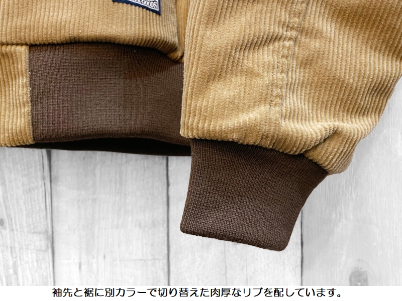 Pherrow's フェローズ コーデュロイパーカー EASY NAVY 23W