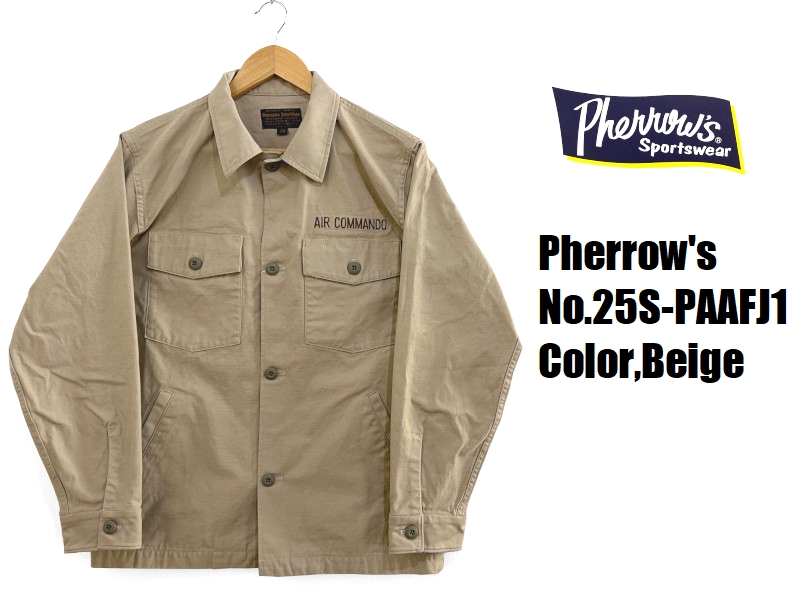 Pherrow's（フェローズ） 'COMMAND SQUADRON'シャツジャケット