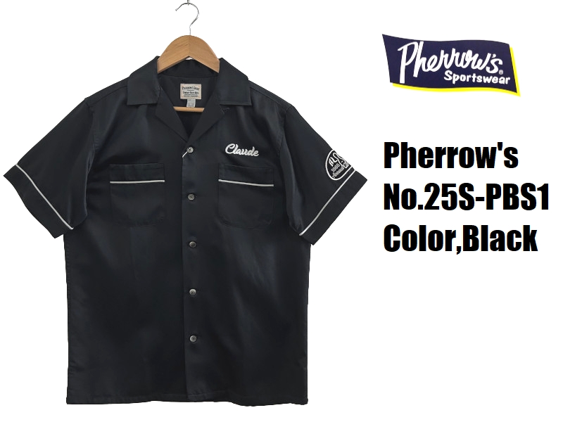 Pherrow's（フェローズ） 'ALMA LANES'ボーリングシャツ Pherrow's