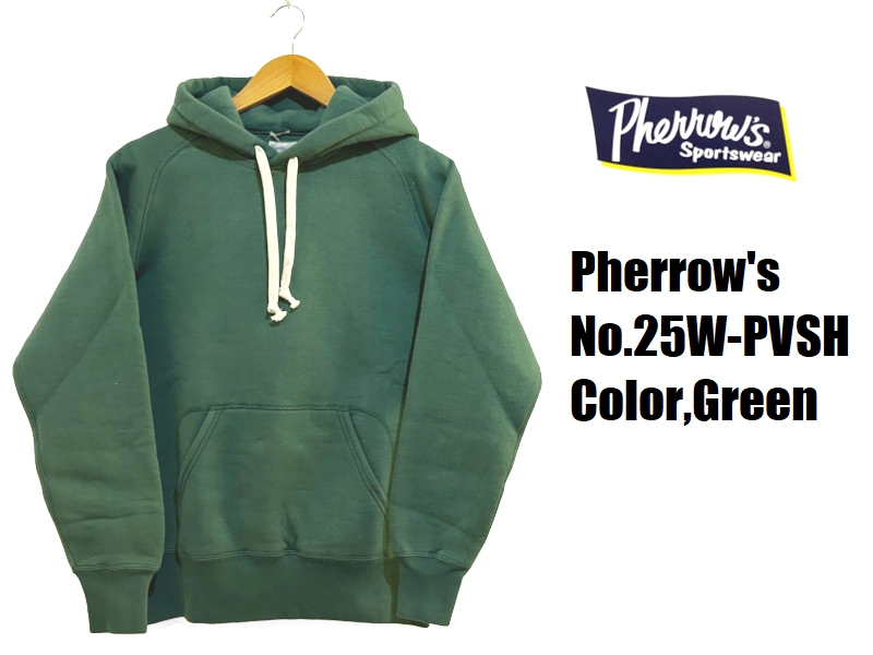 Pherrow's（フェローズ） スウェットプルオーバーパーカー Pherrow's