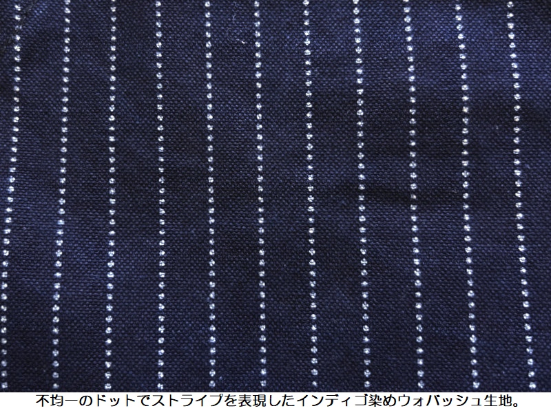 UES ウエス インディゴウォバッシュショーツ EASY NAVY 45D-I