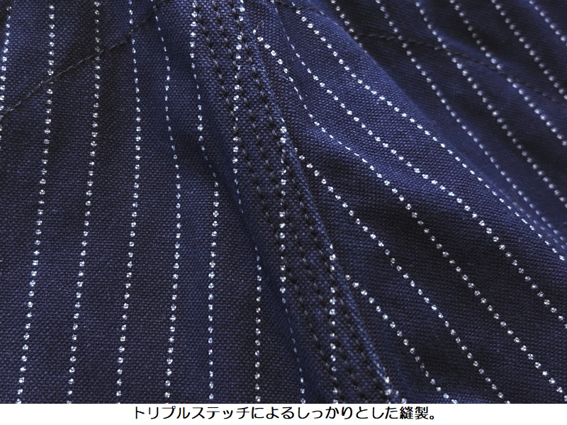 UES ウエス ウォバッシュワークコート ピンスト ネイビー NAVY 2 45d-i-wabash-1.jpg