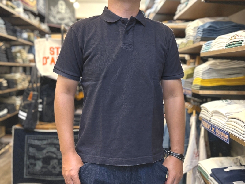 UES ウエス 鹿の子ポロシャツ 2枚セット サイズ M UES ウエス 吊編み鹿の子ポロシャツ EASY NAVY 67LW 半袖 国産