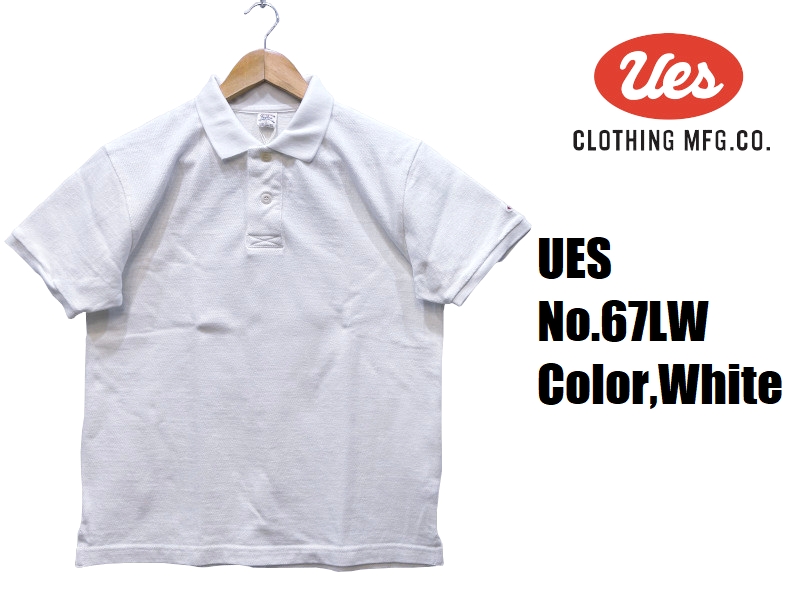 UES ウエス 鹿の子ポロシャツ 2枚セット サイズ M UES ウエス 吊編み鹿の子ポロシャツ EASY NAVY 67LW 半袖 国産
