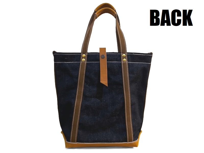 UES（ウエス） 23ozデニムトートバッグ UES EASY NAVY 81HTL-R レザー