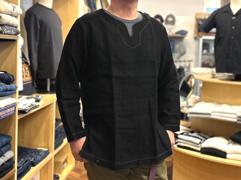 JELADO（ジェラード） リネンスリーピングシャツ JELADO EASY NAVY