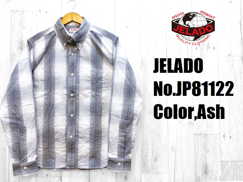 ジェラード jelado madison ボタンダウンシャツ JELADO（ジェラード） 'Madison'シアサッカーボタンダウンシャツ