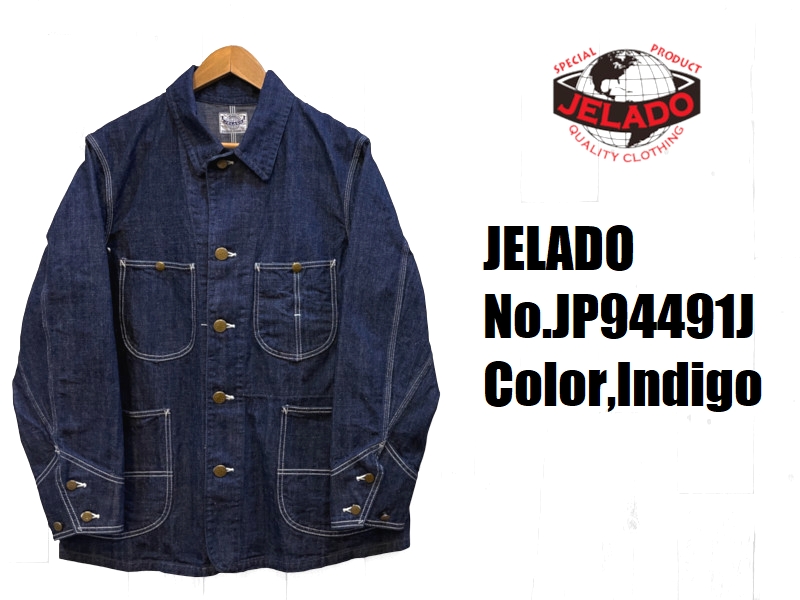 JELADO（ジェラード） '491J'デニムカバーオール JELADO EASY NAVY