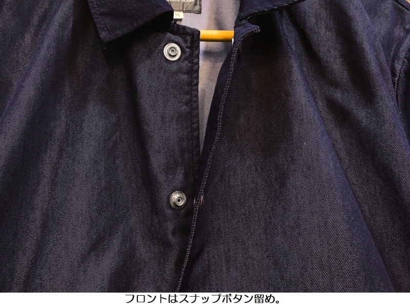 桃太郎ジーンズ ナイロンデニムコーチジャケット MOMOTARO JEANS EASY