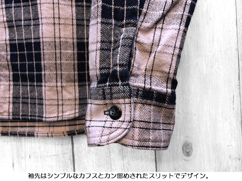 桃太郎ジーンズ オリジナルツイルチェックシャツ MOMOTARO JEANS EASY 