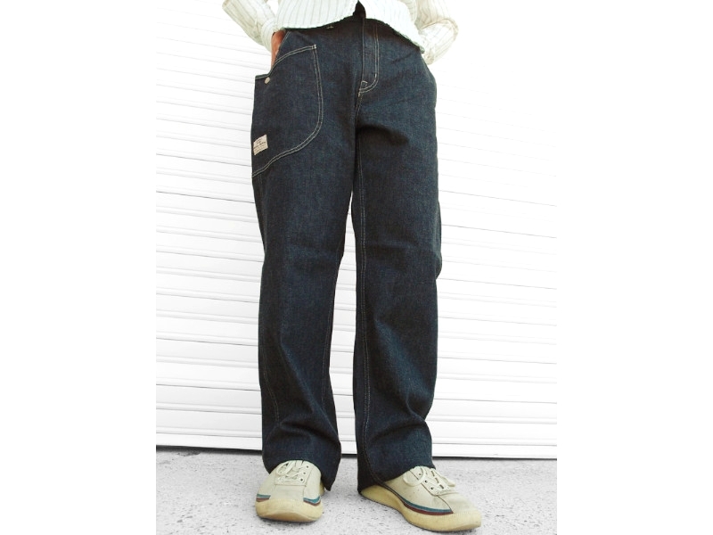 児島ジーンズ デニムミトンパンツ KOJIMA GENES EASY NAVY RNB-1306N