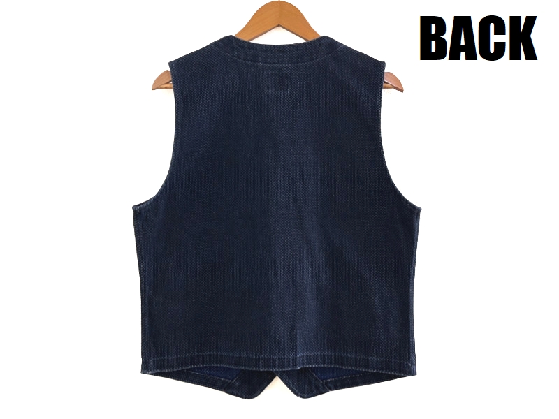 児島ジーンズ ワークベスト KOJIMA GENES EASY NAVY RNB-5057