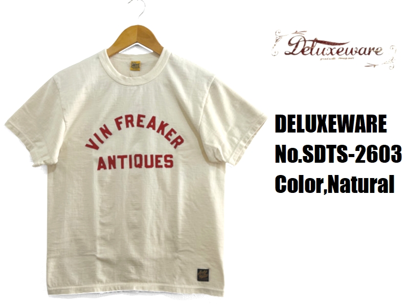 DELUXEWARE（デラックスウエア） 'FREAKER'プリントTシャツ