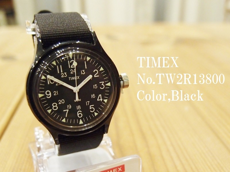 タイメックス オリジナルキャンパーブラック TIMEX EASY NAVY