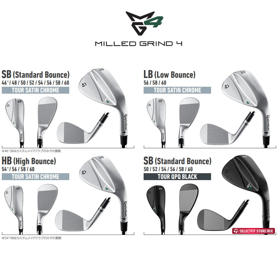 TaylorMade 日本仕様 テーラーメイド MG4 ミルドグラインド4