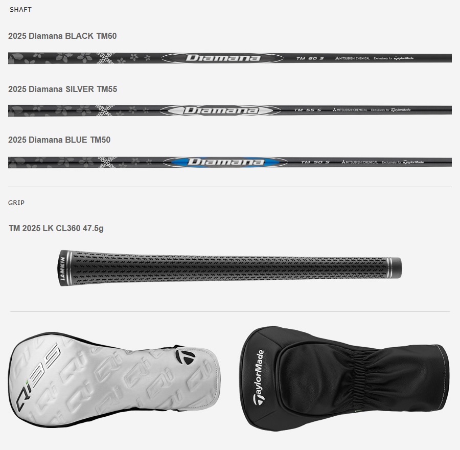 TaylorMade（テーラーメイド） 日本仕様 Qi35 ドライバー 純正カーボン
