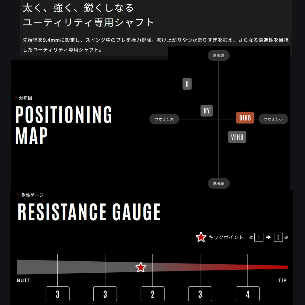 GRAPHITE DESIGN（グラファイトデザイン） Newカラー ツアーAD DI-95