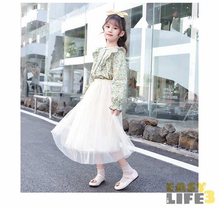 スカート キッズ 子供 ジュニア ロングスカート ロング丈 マキシ