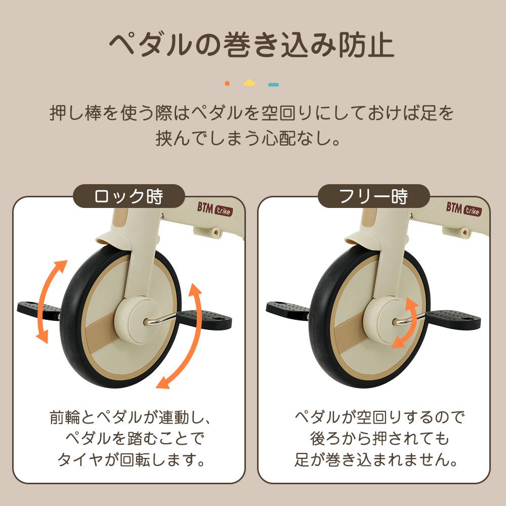 三輪車 ワンタッチ折りたたみ 子供用三輪車 三輪車乗り物 サンシェード