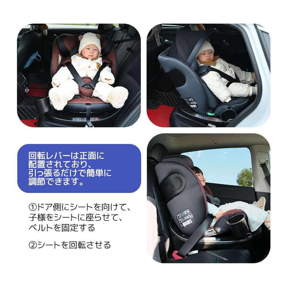 【お取り引き中】チャイルドシート チャイルドシート着用方法の解説【レカロチャイルドシート｜キセノン 1
