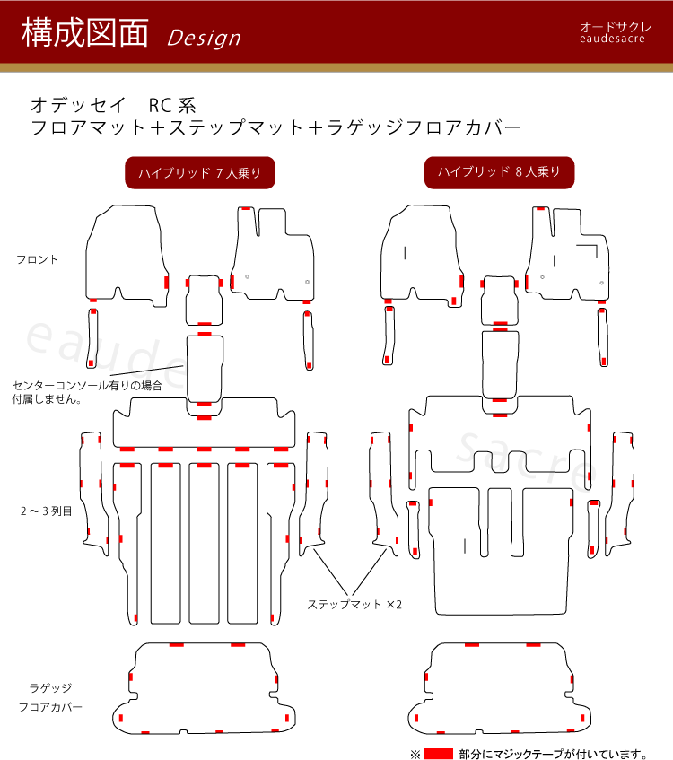 20％オフ！ホンダ オデッセイ 防水ラバーマット フロアマット＋