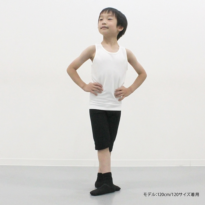 【日本製】ボーイズ スパッツ（５分丈）100cm~150cm｜eballerina｜03