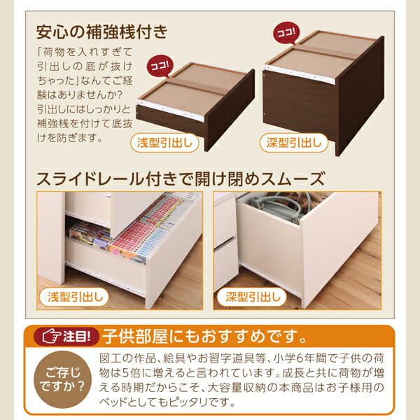 収納付きベッド マットレス付き 収納 収納付 収納ベッド コンセント付 大容量 薄型プレミアムポケットコイルマットレス付 【シャドー】 シングル レギュラー丈