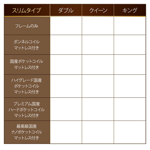 高級ウォルナット材ワイドサイズ収納ベッド ベッドフレームのみ ライトタイプ ダブル_18