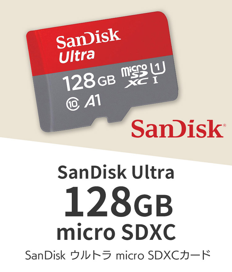 SanDisk microSDカード 128GB サンディスク SDカード Ultra microSDHC class10 超高速100MB/s  海外パッケージ